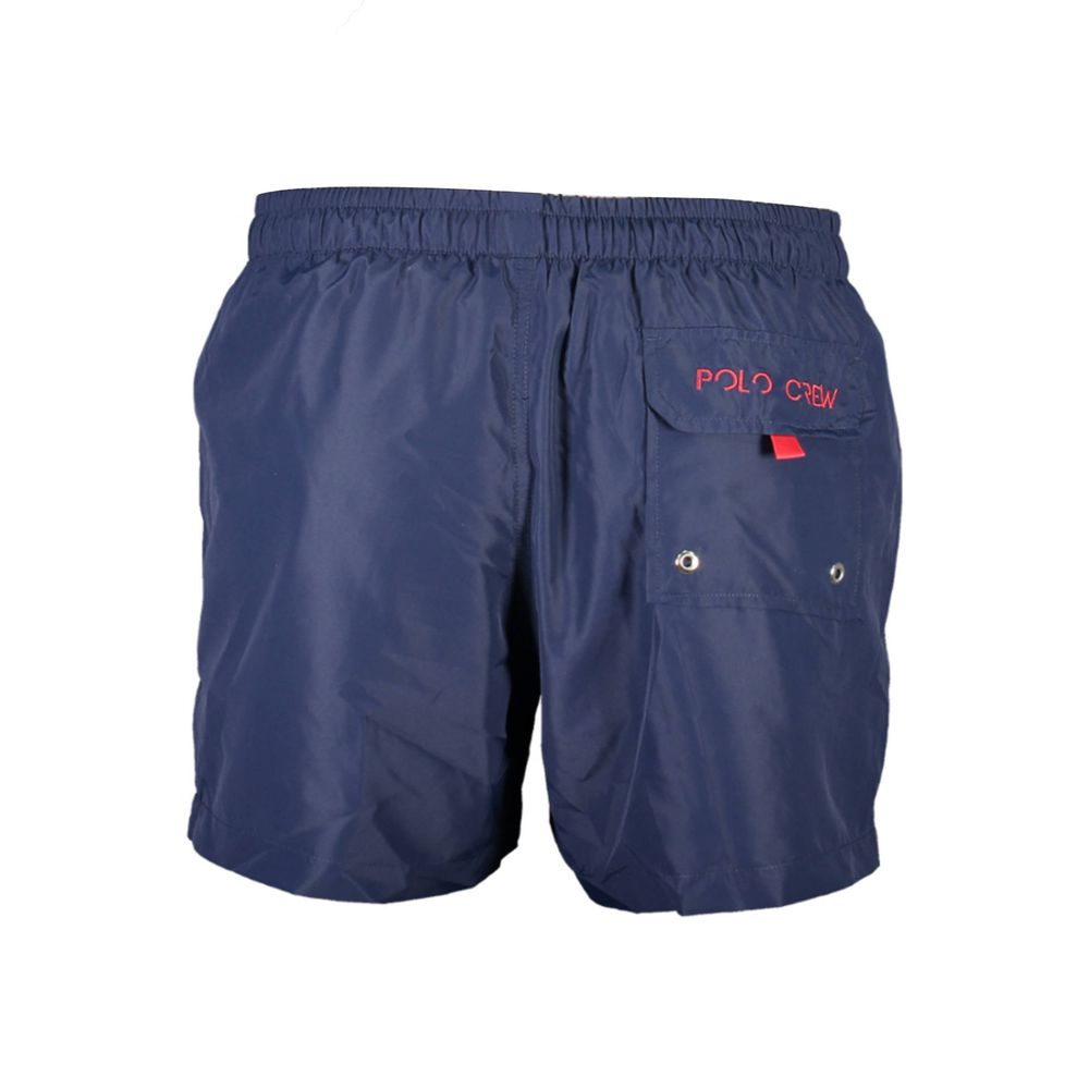 La Martina Blue Polyester Swimwear