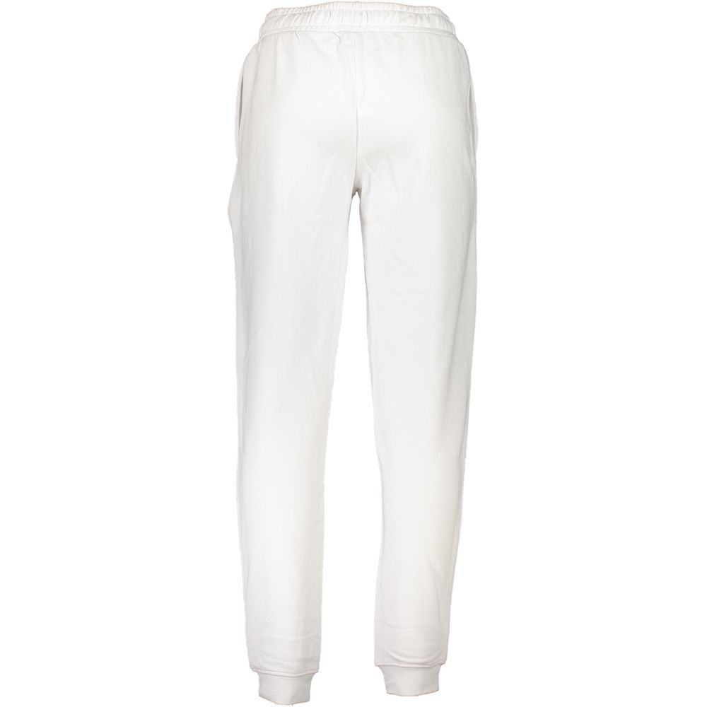 Cavalli Class White Cotton Pant