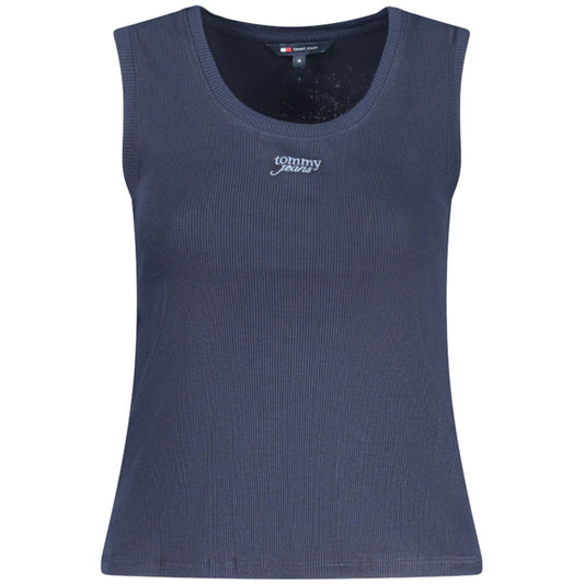 Tommy Hilfiger Blue Cotton Tank Top