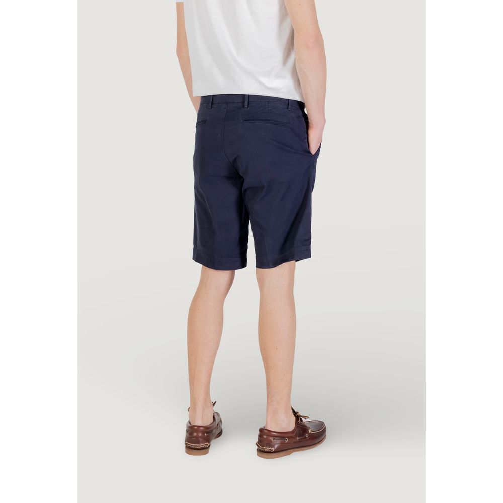 Borghese Blue Cotton Bermuda