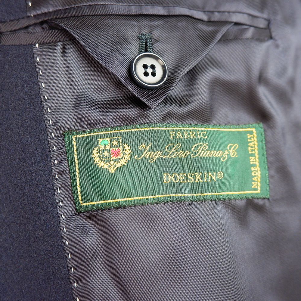 Made in Italy Blue Wool Blazer