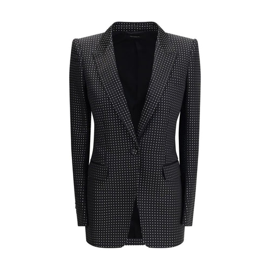 Tom Ford Single Breasted Jacket with polka dots