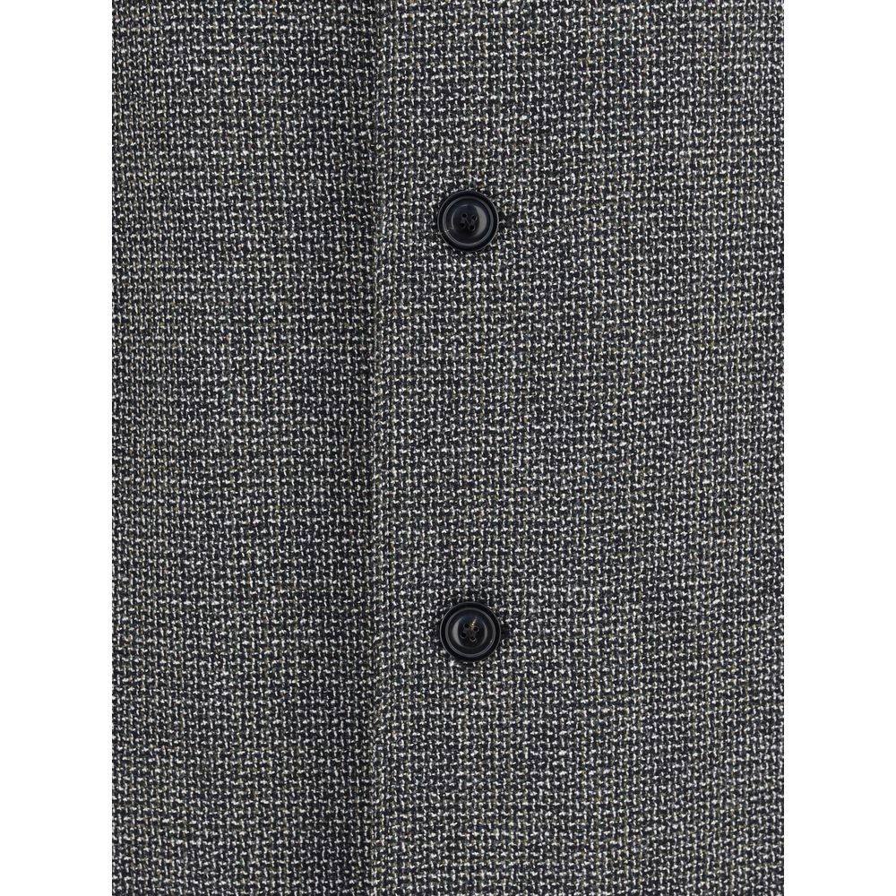 Margiela Single-breasted coat in virgin wool blend