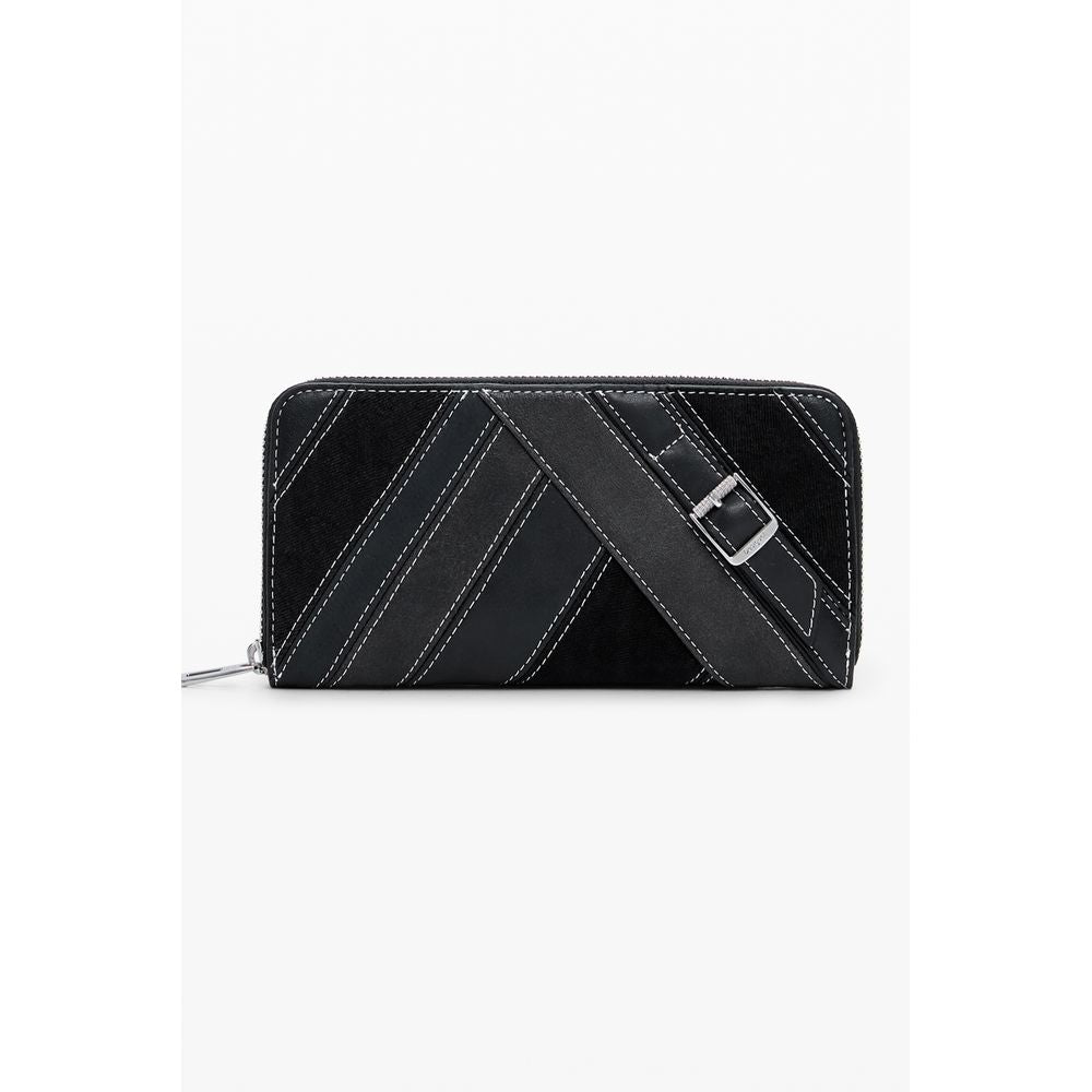 Desigual Black Polyethylene Wallet