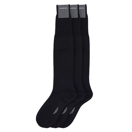 ZEGNA Black Wool Sock