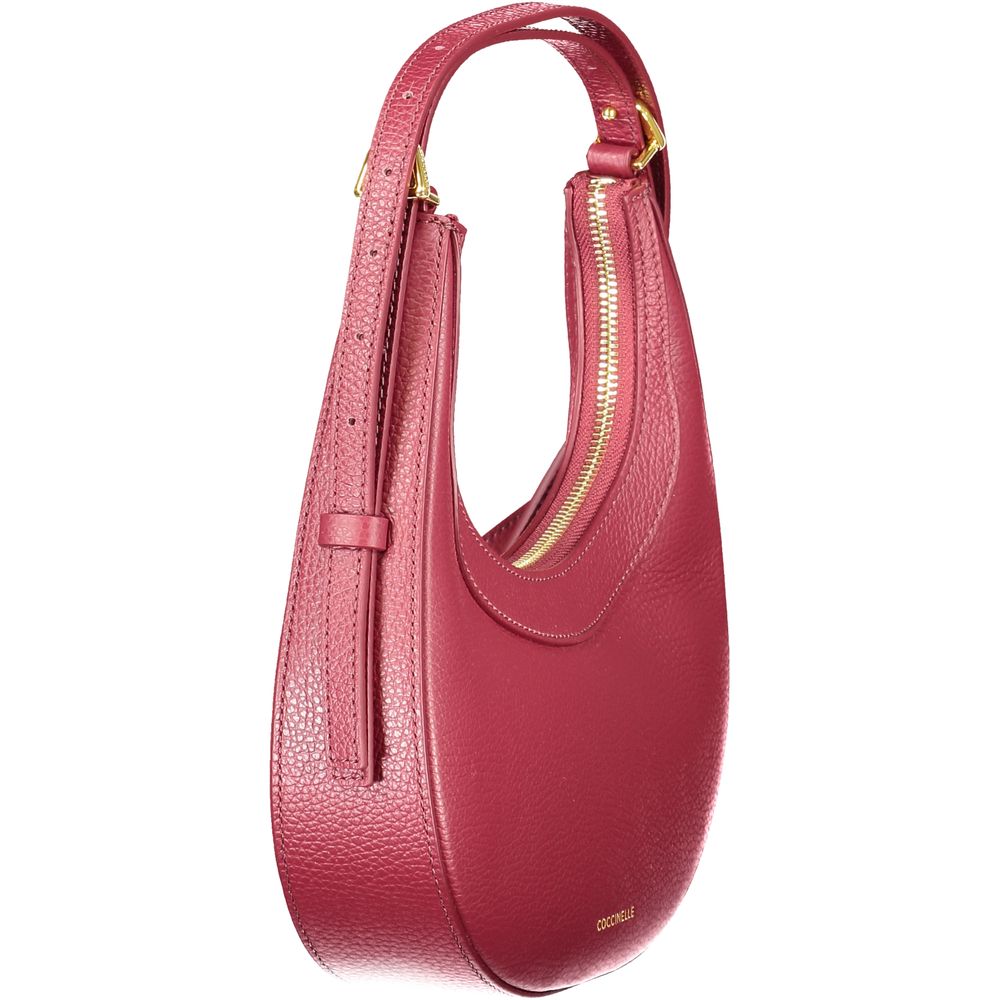Coccinelle Purple Leather Handbag