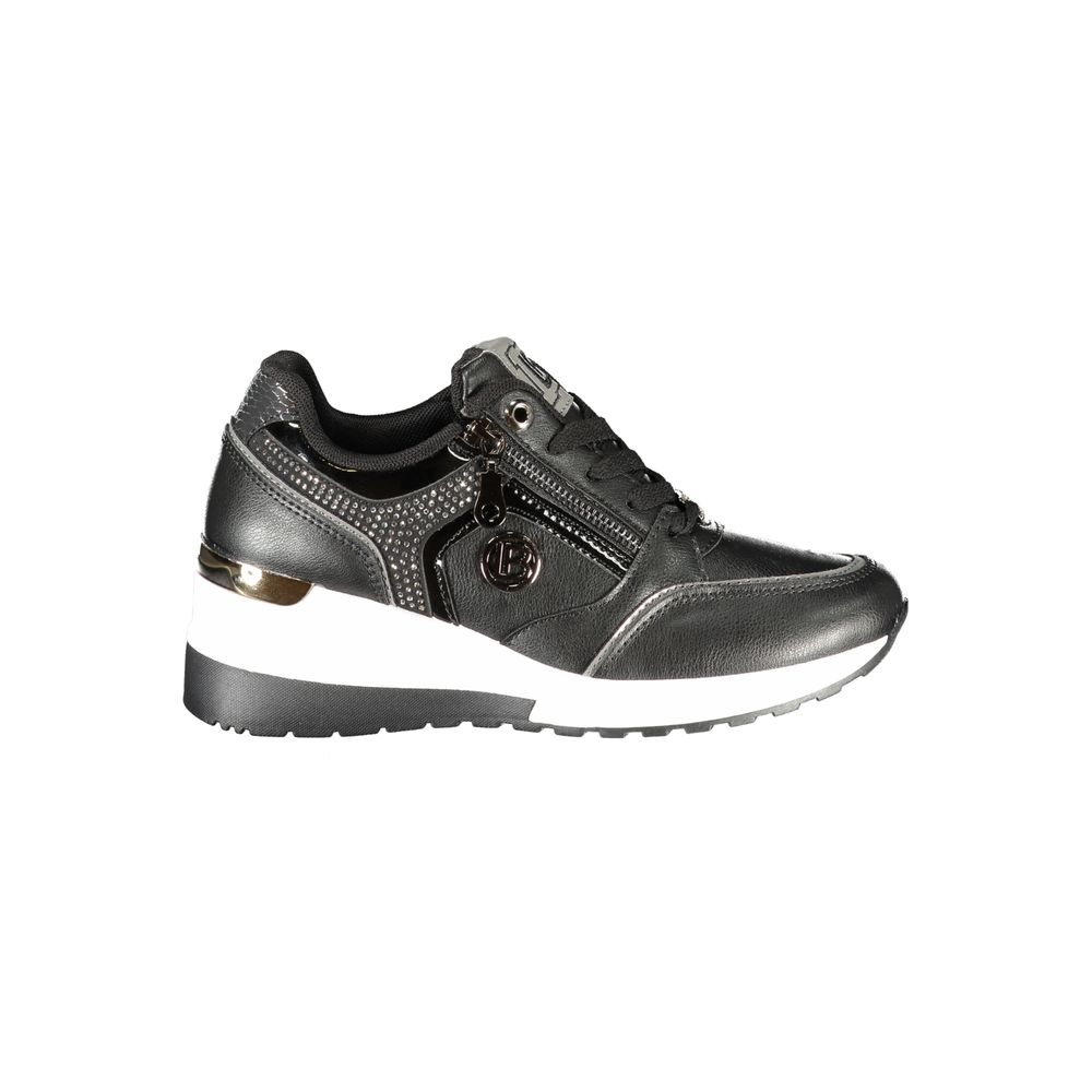 Laura Biagiotti Black Polyester Women Sneaker