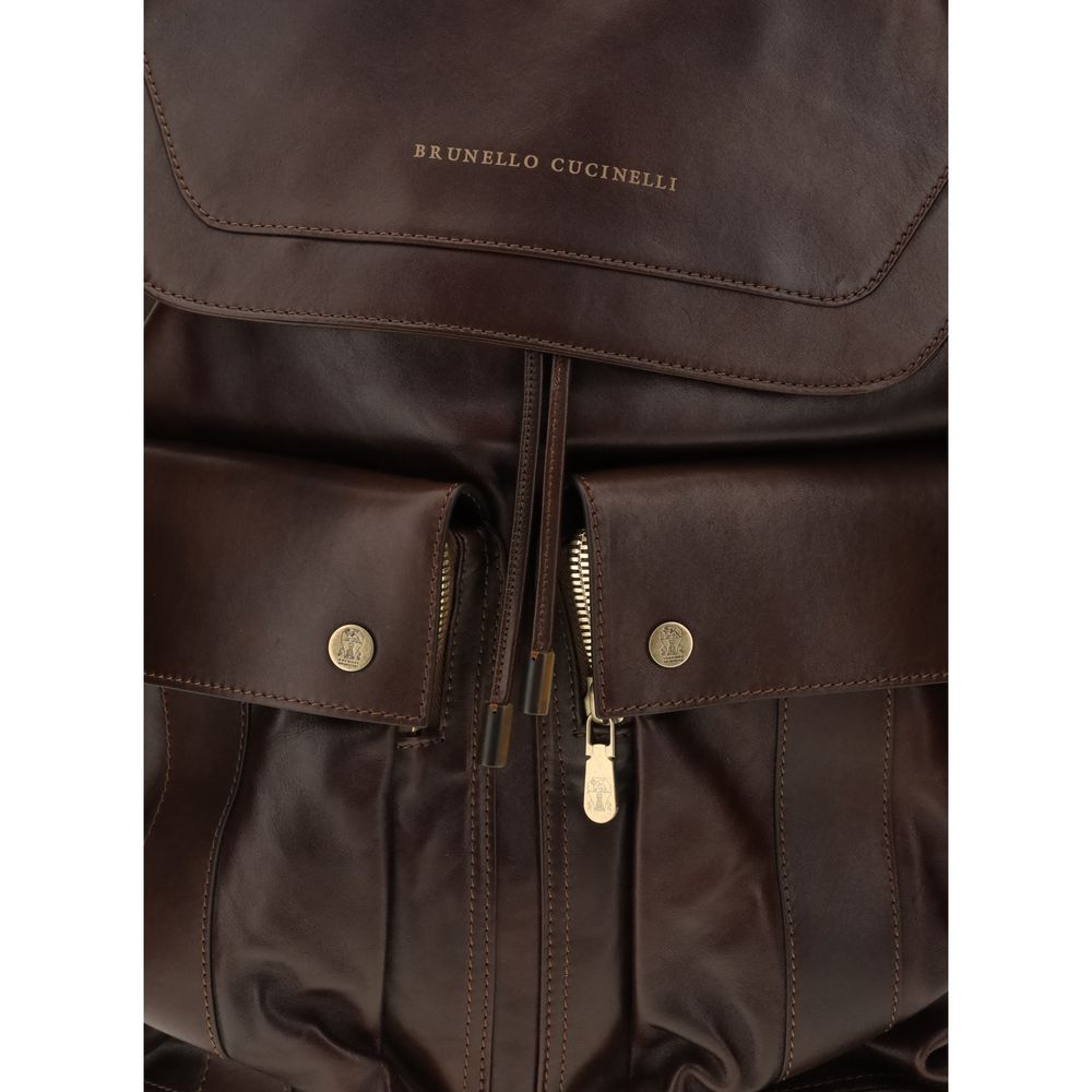 Brunello Cucinelli Leather Backpack