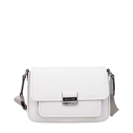 Michael Kors White Leather Crossbody Bags