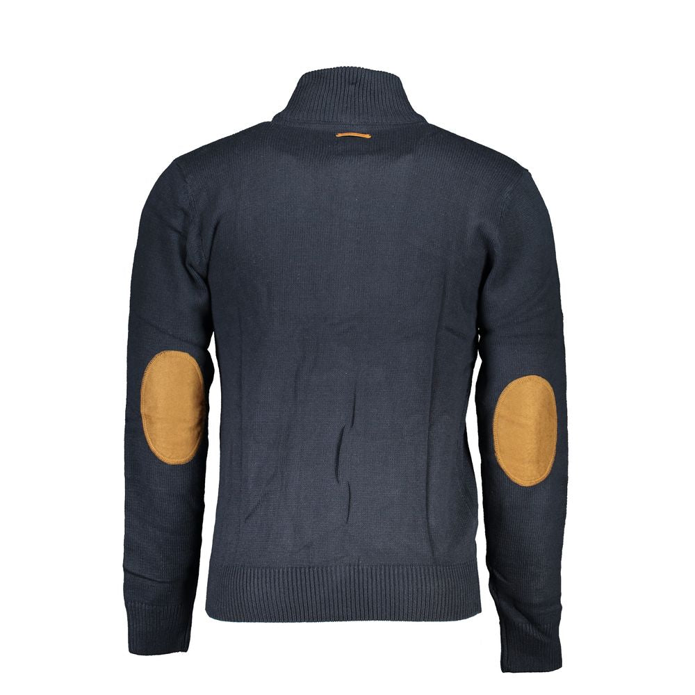 Gianmarco Venturi Blue Cotton Sweater