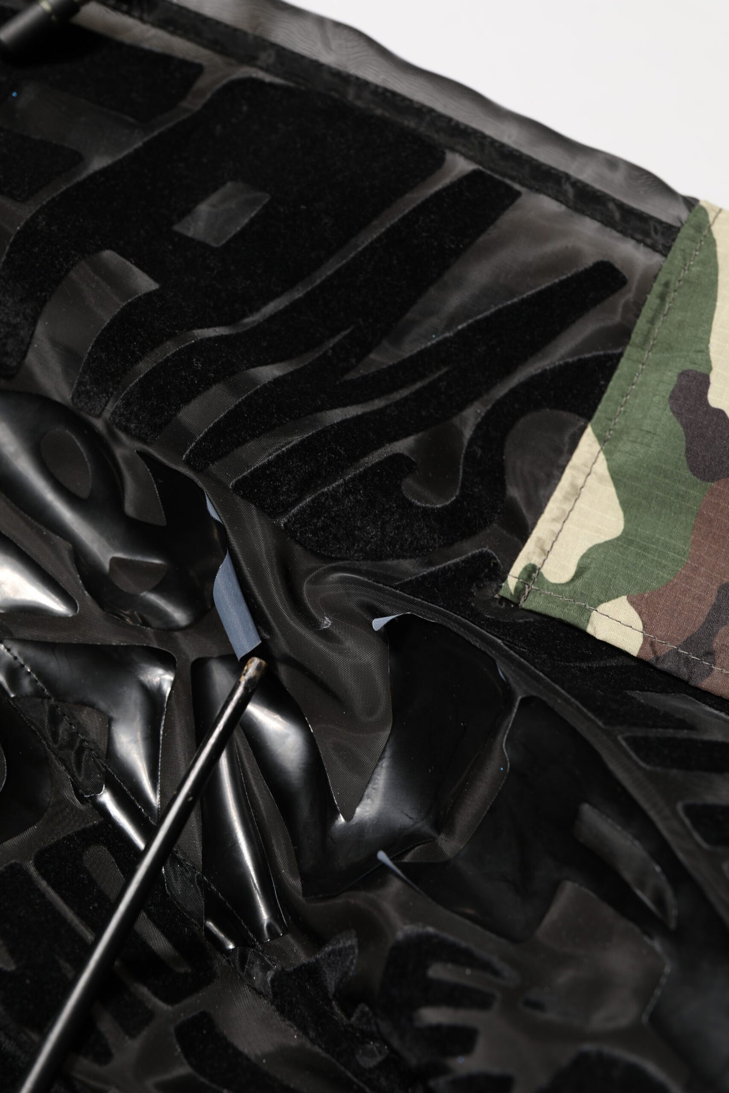 Dolce & Gabbana Black Camouflage Hooded Men Full Zip Sweater