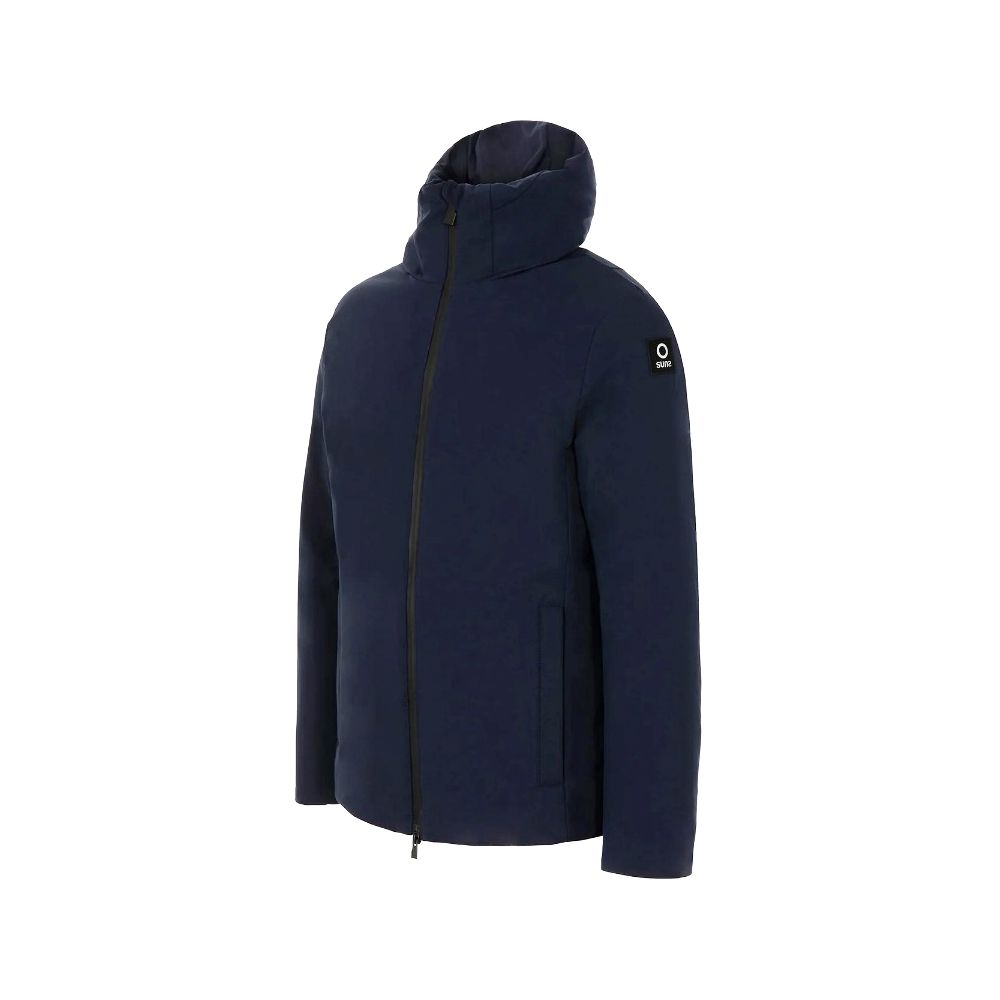 Suns Blue Polyester Jackets & Coat