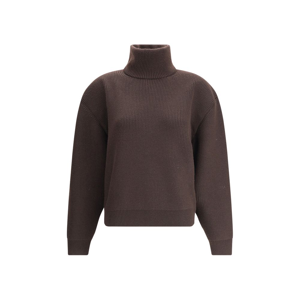 Saint Laurent Chunky Wool Knit Pullover