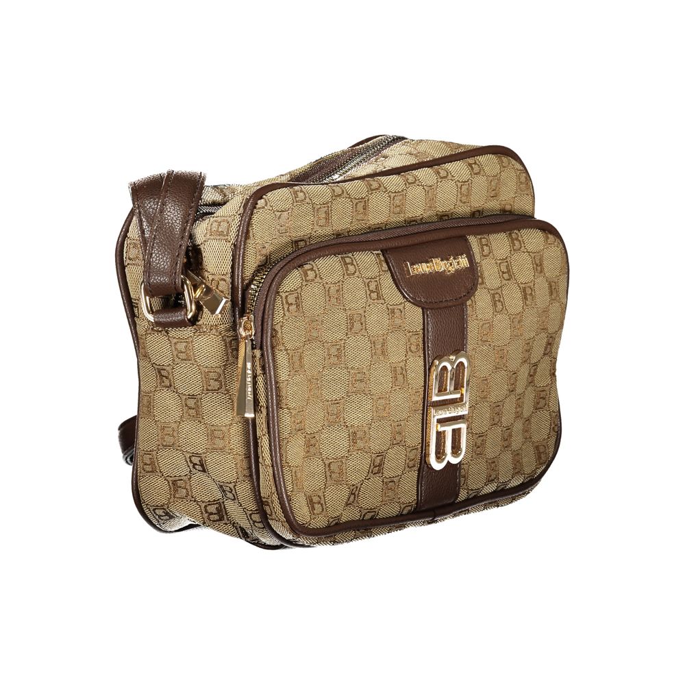 Laura Biagiotti Beige Polyester Women Handbag