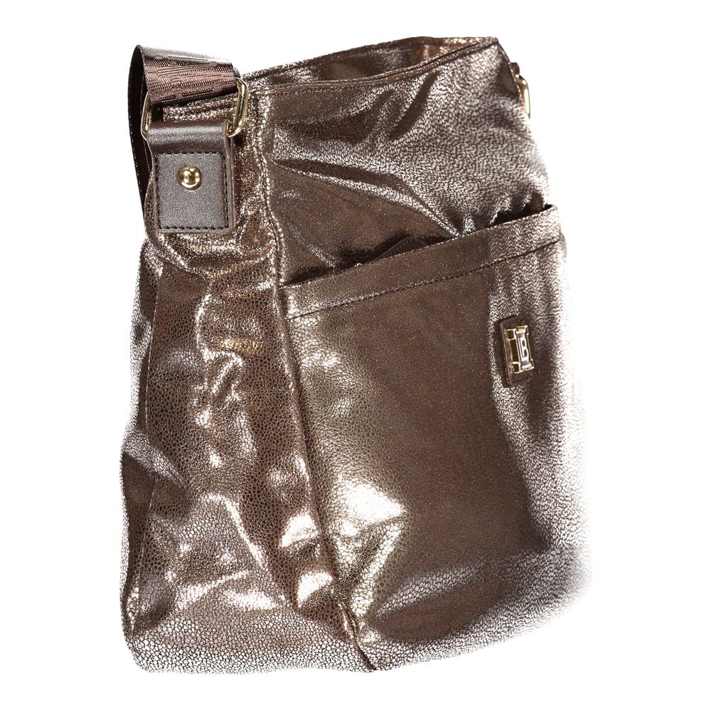 Laura Biagiotti Bronze Polyester Women Handbag