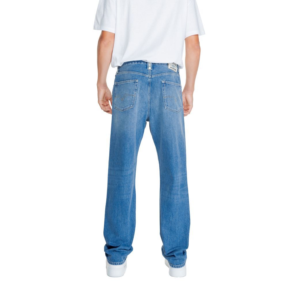 Replay Blue Cotton Pant
