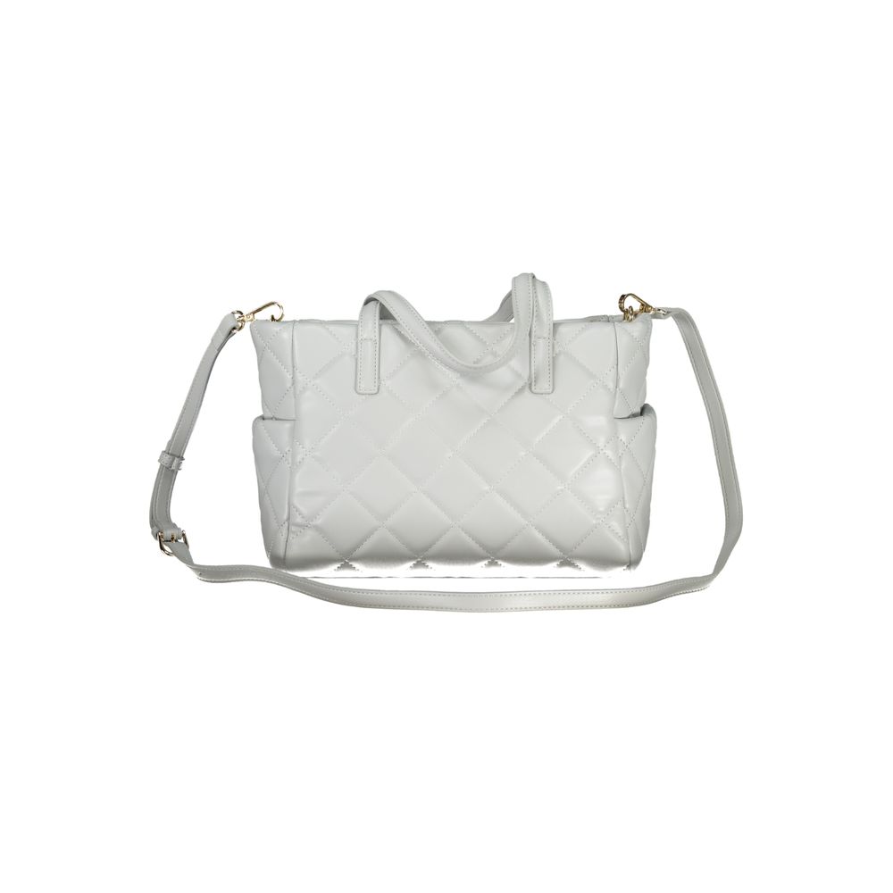 Mario Valentino Gray Polyethylene Handbag