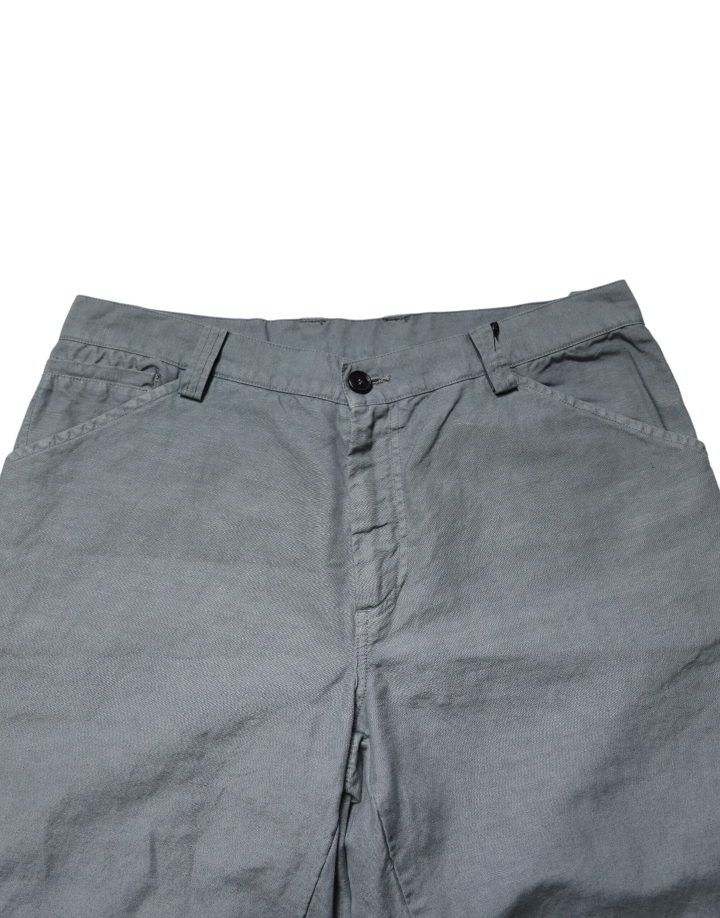 Master Coat Graue Baumwoll-Jeans für Herren, reguläre Passform