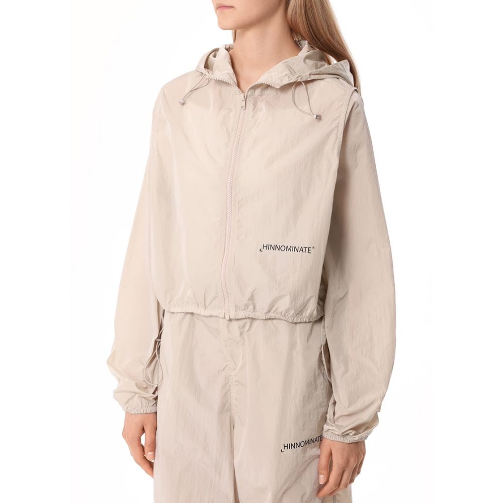 Hinnominate Beige Nylon Jackets & Coat