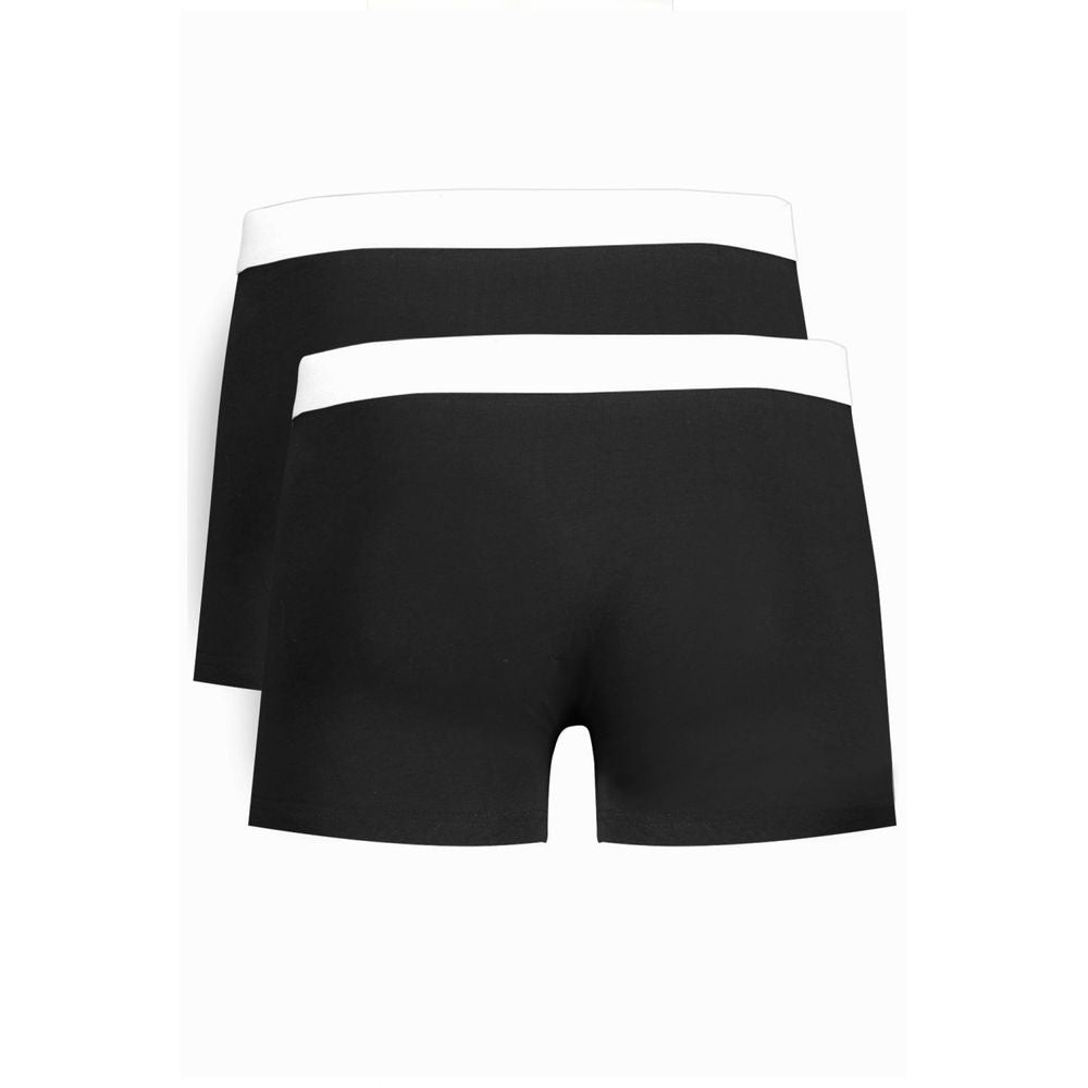 Trussardi Black Cotton Underwear