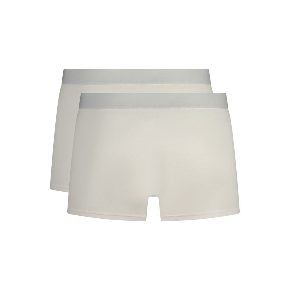 Trussardi White Cotton Men Boxer Underwear
