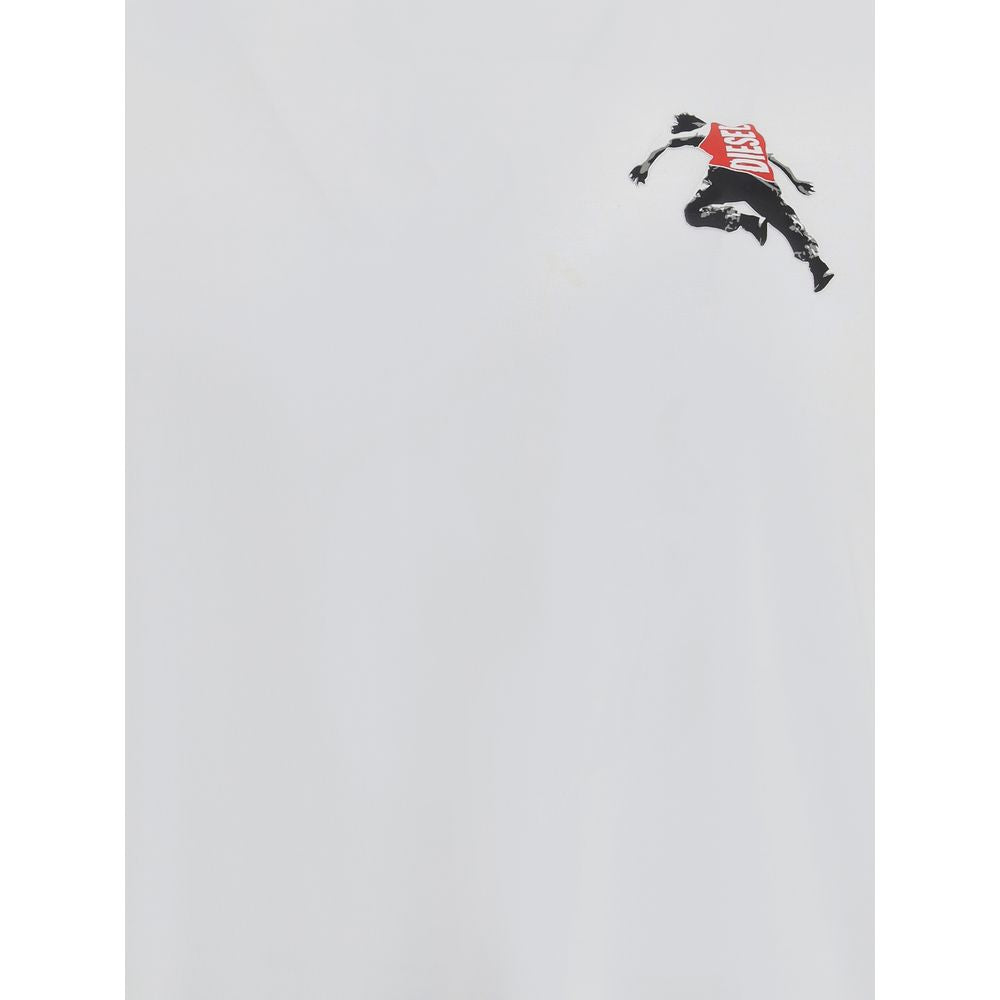 Diesel White Cotton T-Shirt