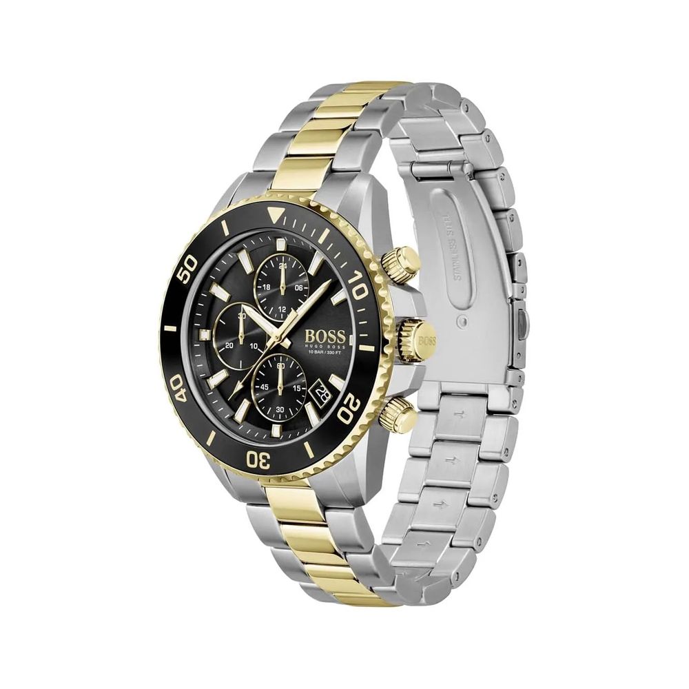 Hugo Boss Gray Stainless Steel Dress Watch