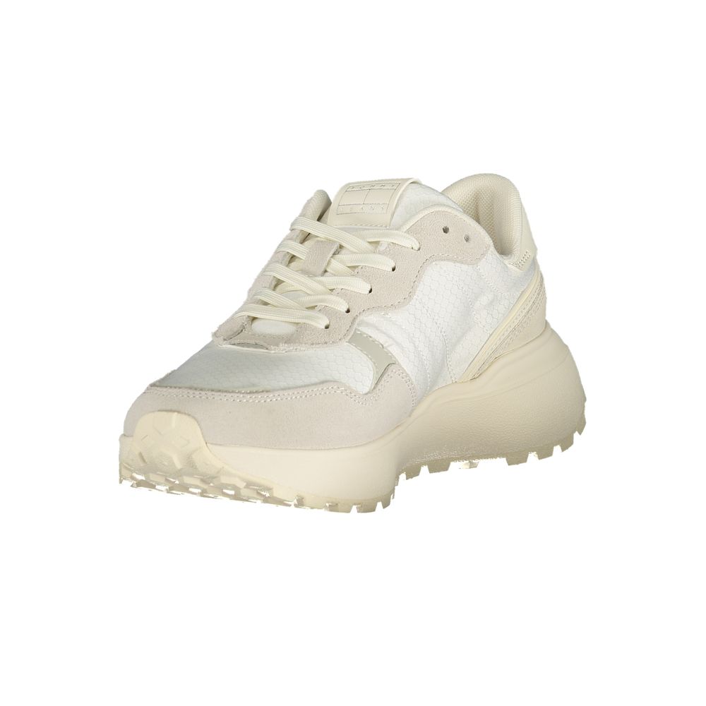 Tommy Hilfiger White Polyester Sneaker