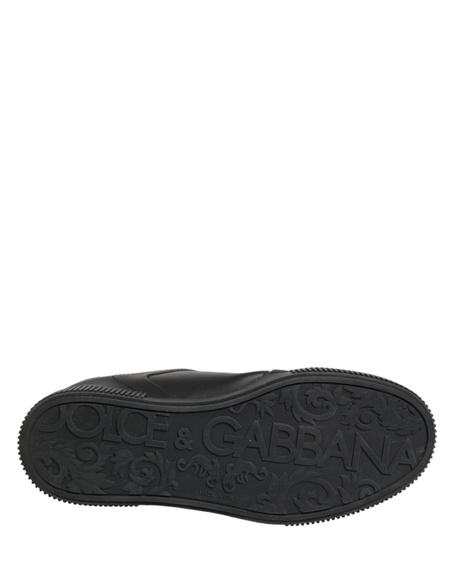 Dolce & Gabbana Black MIAMI Calf Low Top Men Sneakers Shoes