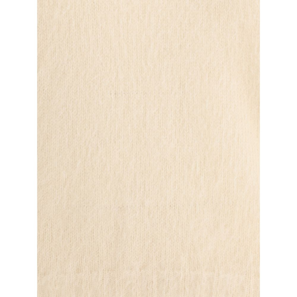 Max Mara Sweatshirt aus cremefarbenem Polyamid