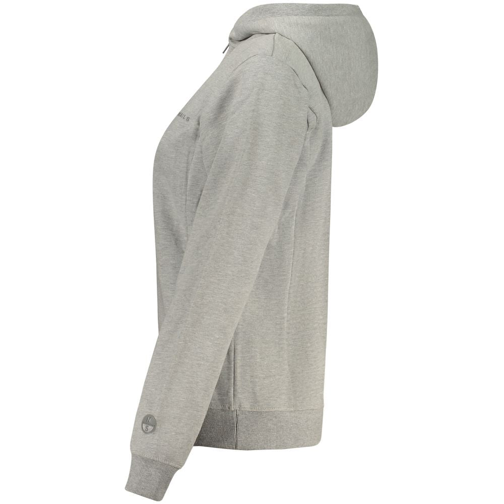 North Sails Grigio Cotton Women Sweatshirt