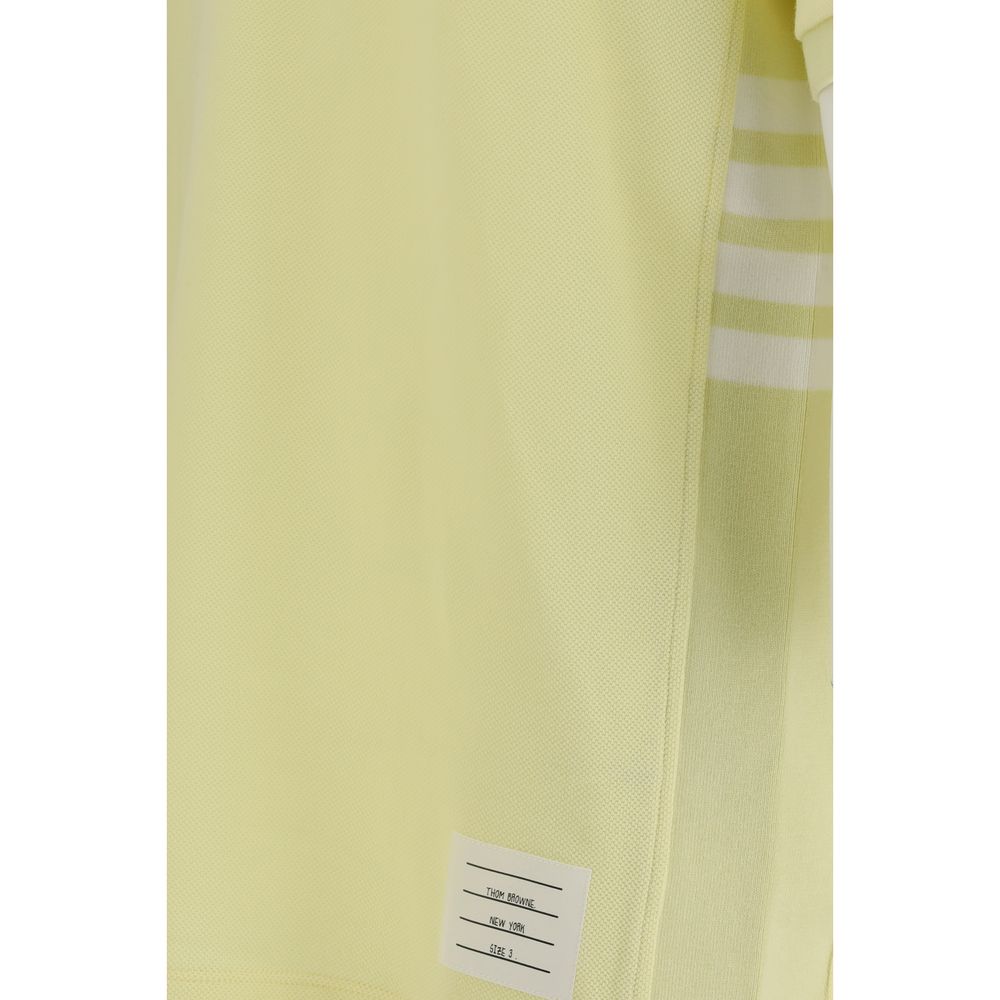 Thom Browne Yellow Cotton Polo Shirt