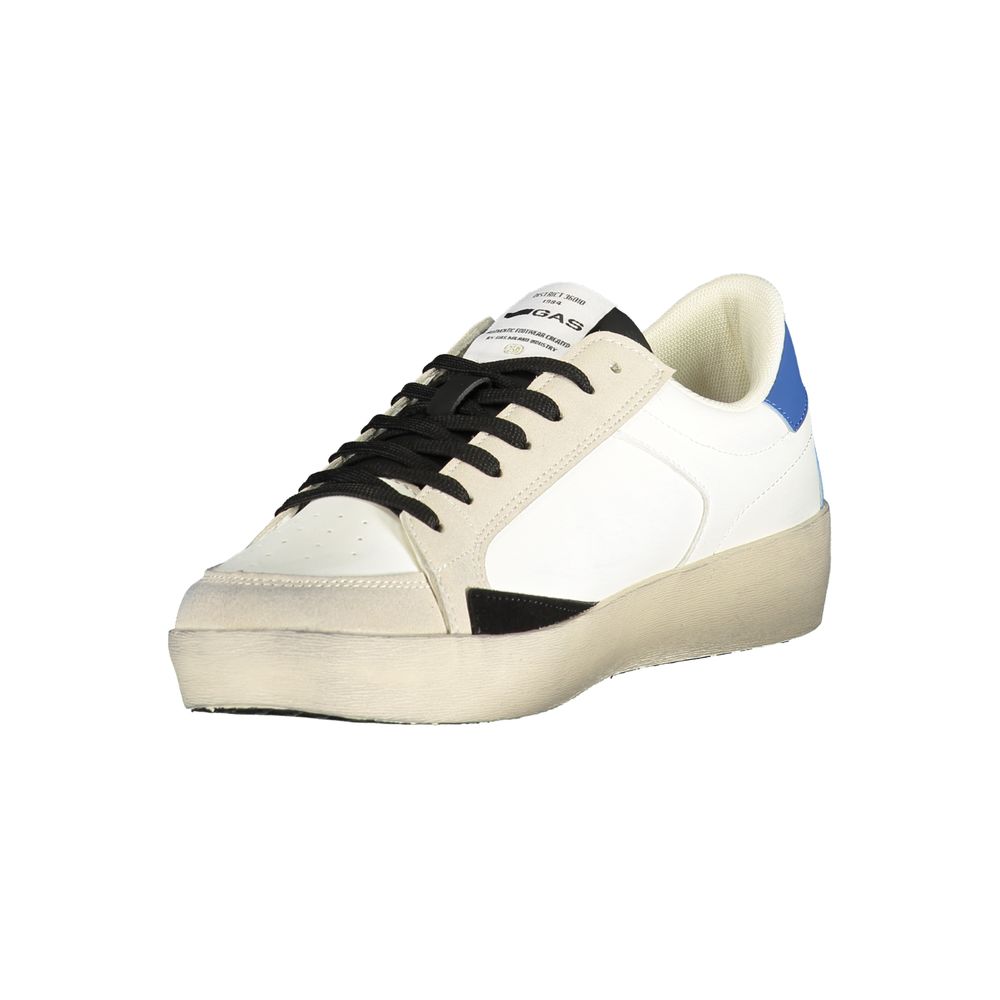 Gas White Polyester Sneaker