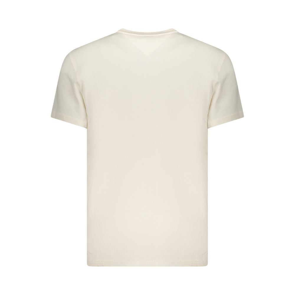 Tommy Hilfiger White Cotton Men's T-Shirt