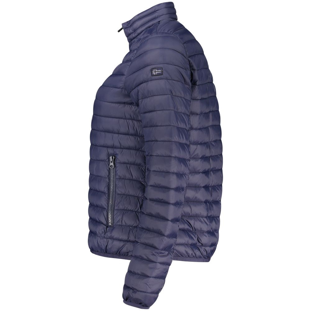 Norway 1963 Blue Polyamide Full-Length Jacket