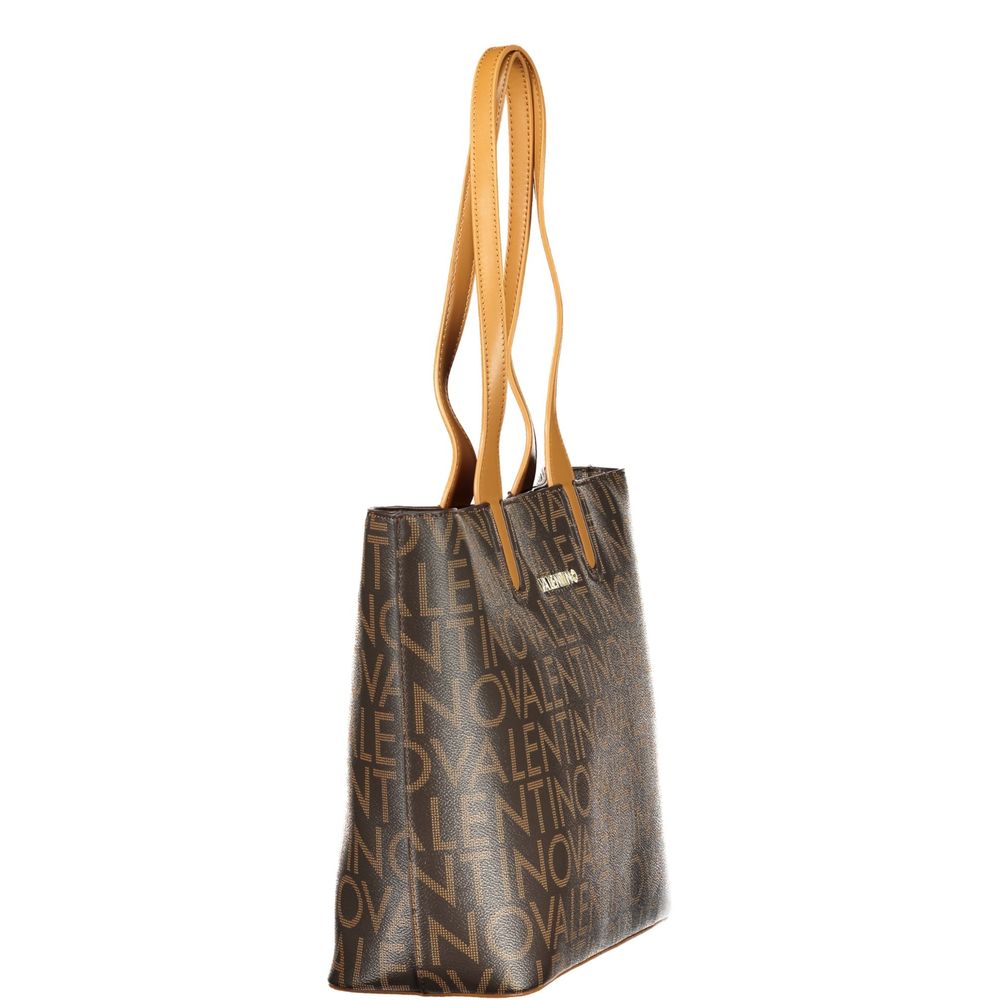 Mario Valentino Brown Polyethylene Handbag