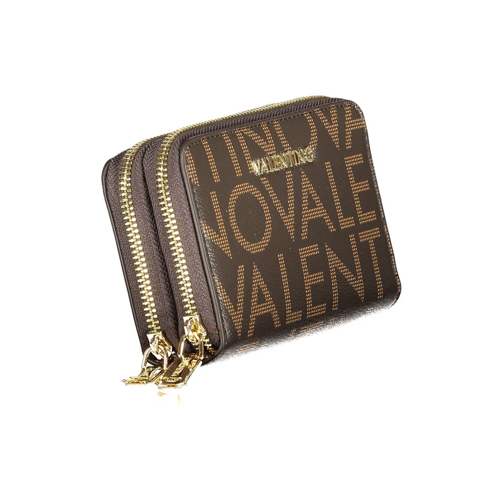 Mario Valentino Brown Polyethylene Wallet