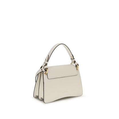 Coccinelle Cream Calf Leather Bos Taurus Handbag