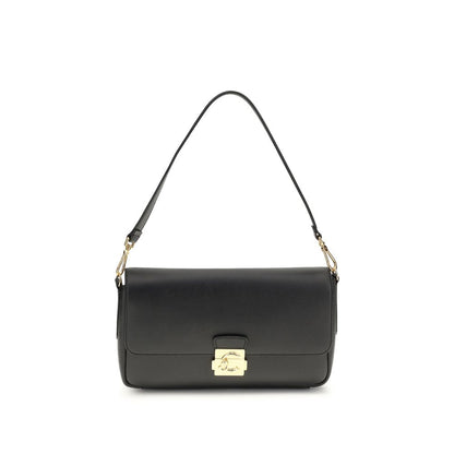 Coccinelle Black Calf Leather Bos Taurus Shoulder Bag