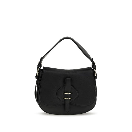 Coccinelle Black Calf Leather Bos Taurus Handbag