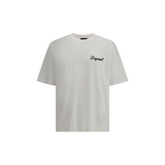 Dsquared² White Cotton T-Shirt