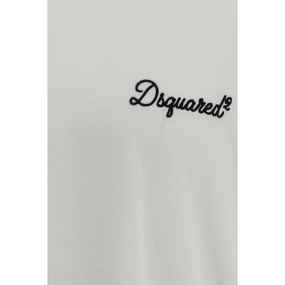 Dsquared² White Cotton T-Shirt
