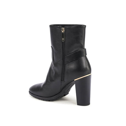 Tommy Hilfiger Black Leather Ankle Boots