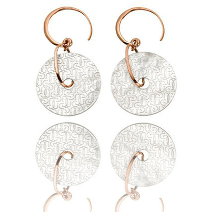 GC Bicolor Silver Earrings