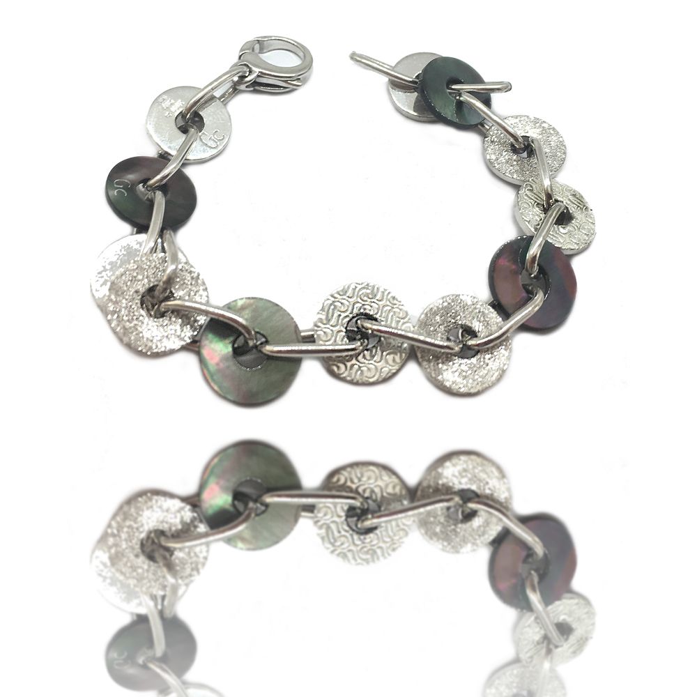 GC Silver Stainless Steel Bracelet