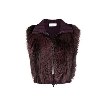 Fabiana Filippi Gray Merino Wool Jackets And Coat