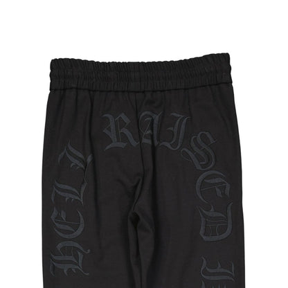 Philipp Plein Black Elastane Joggers (Workout Pants)
