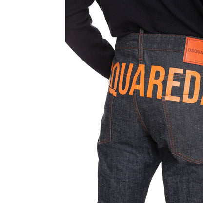 Dsquared² Blue Cotton Skinny Jeans