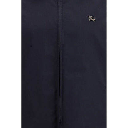 Burberry Blue Polyester Jackets And Coat