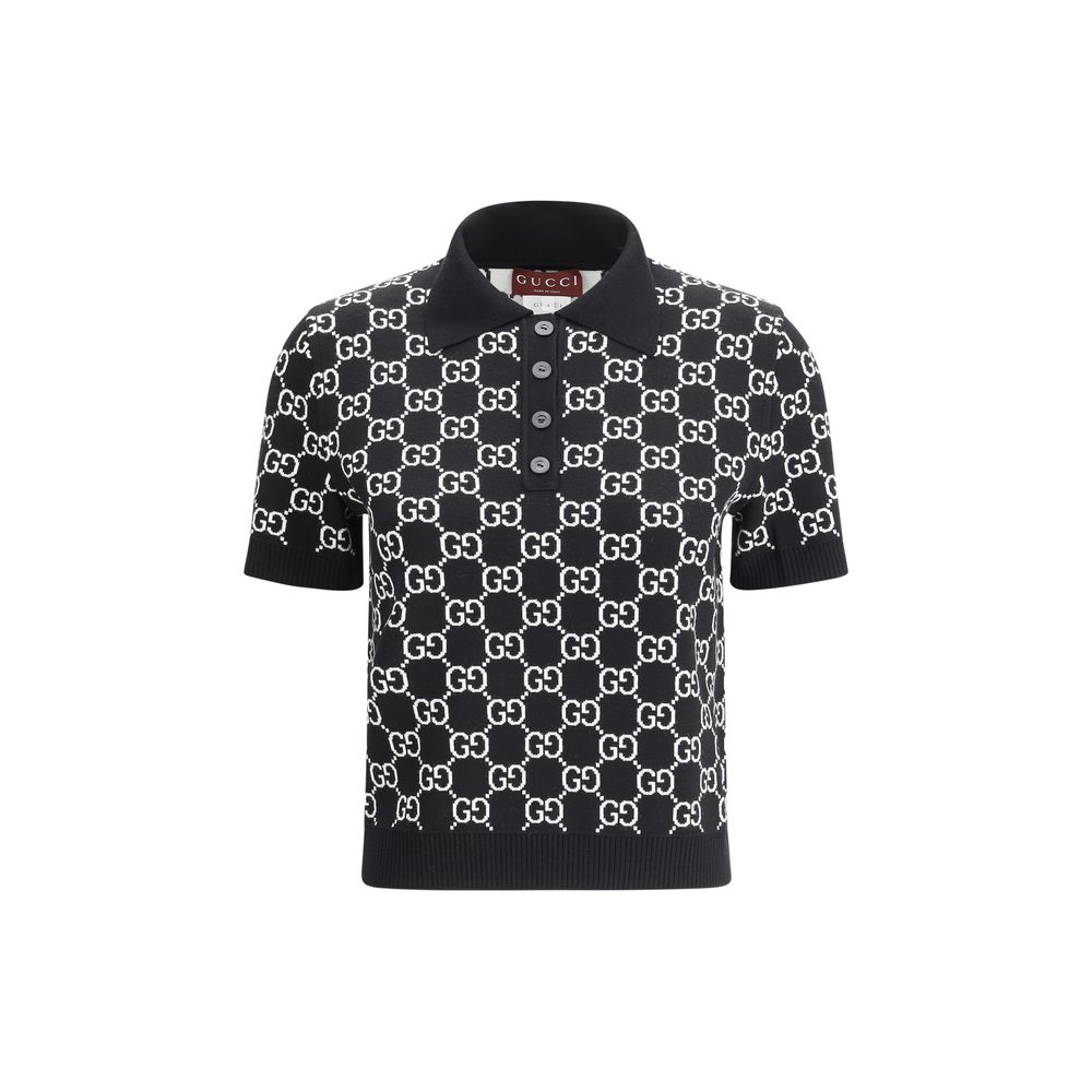 Gucci Black Wool Top